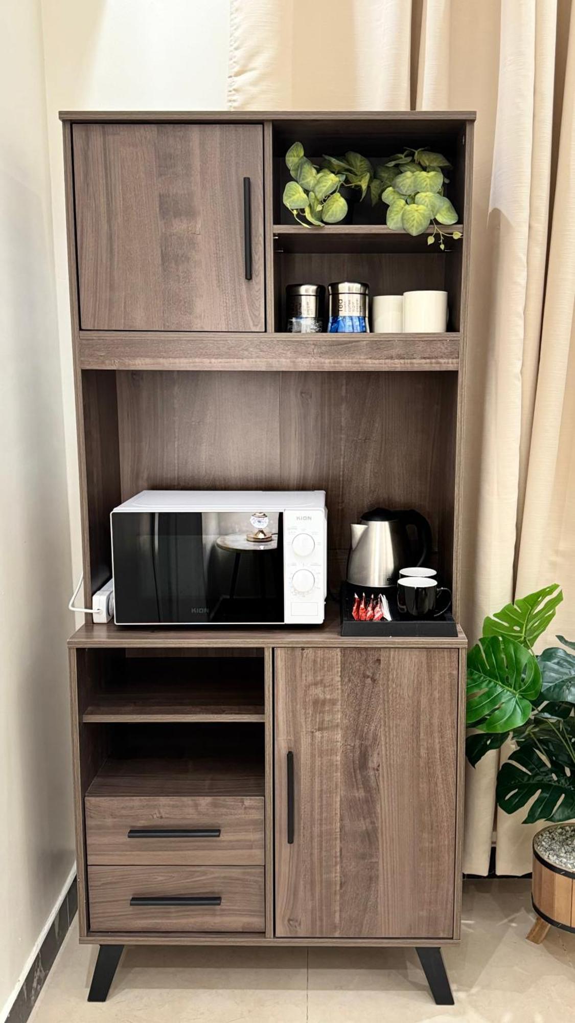 انيقه غرفة وصالة بجانب البوليفارد Apartemen